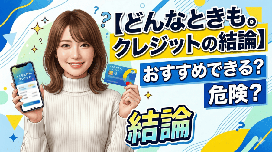 【どんなときも。クレジットの結論】おすすめできる？危険？