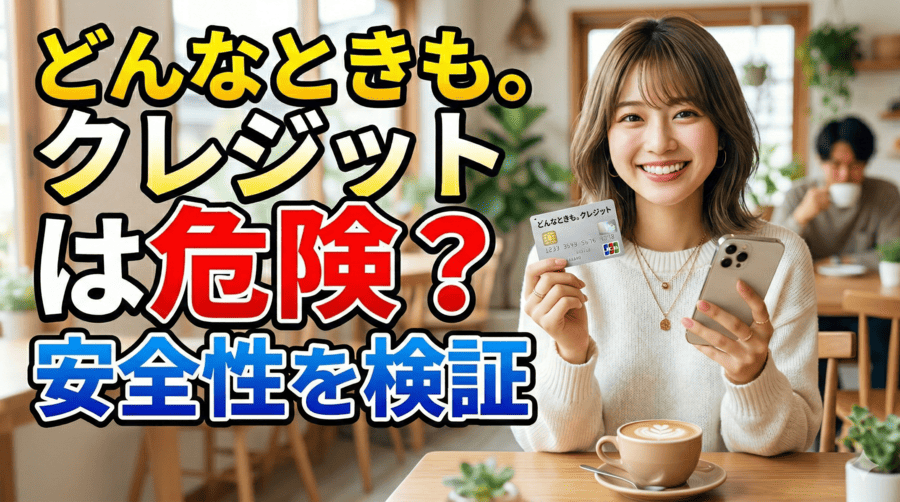 どんなときも。クレジットは危険？安全性を検証