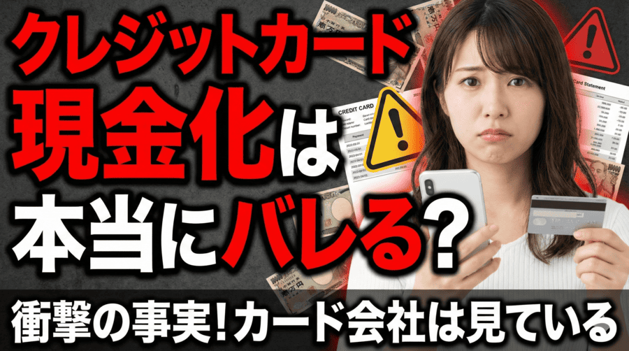 クレジットカード現金化は本当にバレる?