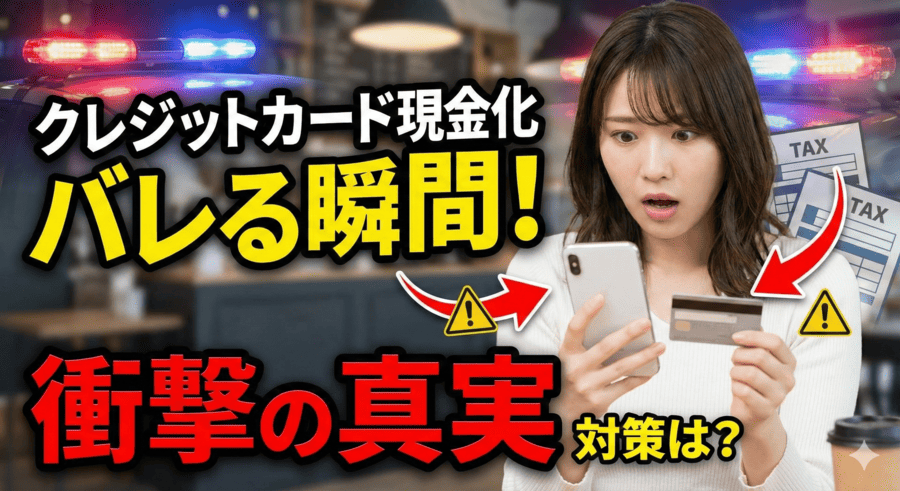 クレジットカード現金化がバレる瞬間はこうして起きる