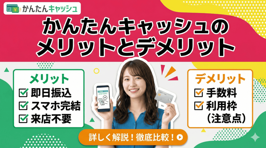 かんたんキャッシュのメリットとデメリット