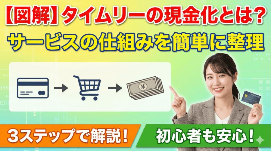 タイムリーの現金化とは?サービスの仕組みを簡単に整理