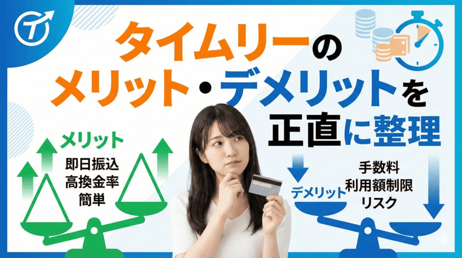 タイムリーのメリット・デメリットを正直に整理
