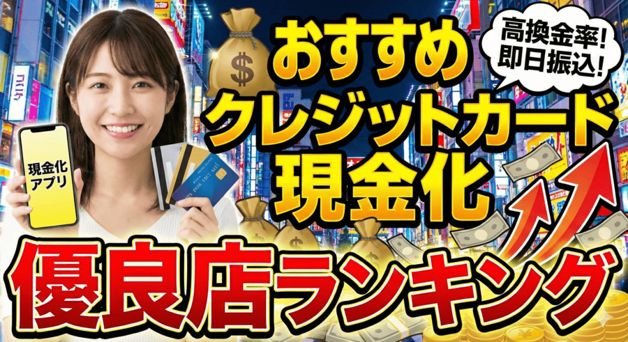 おすすめクレジットカード現金化優良店ランキング