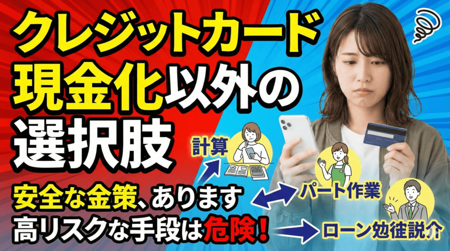 クレジットカード現金化以外の選択肢