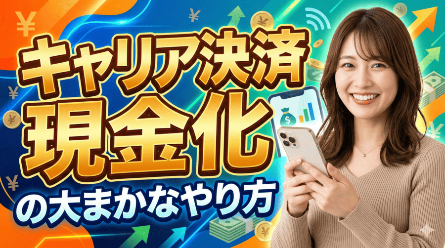 キャリア決済現金化の大まかなやり方