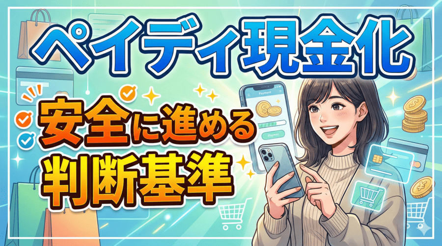 ペイディ現金化を安全に進めるための判断基準