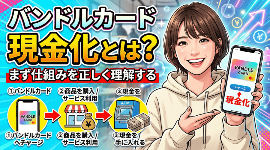 バンドルカード現金化とは?まず仕組みを正しく理解する
