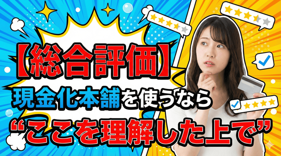 【総合評価】現金化本舗を使うなら“ここを理解した上で”