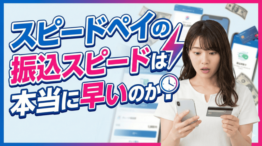 スピードペイの振込スピードは本当に早いのか