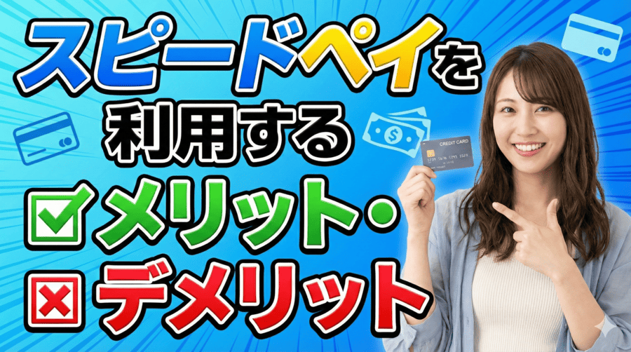 スピードペイを利用するメリット・デメリット