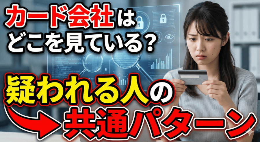 カード会社はどこを見ている？疑われる人の共通パターン