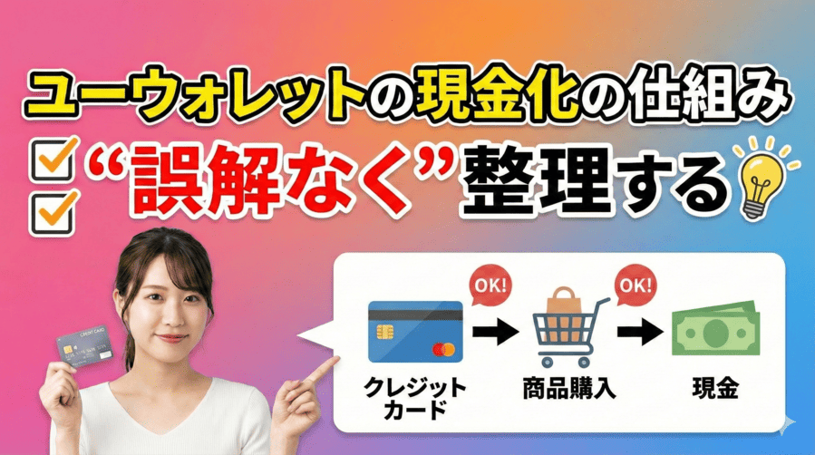 ユーウォレットの現金化の仕組みを“誤解なく”整理する