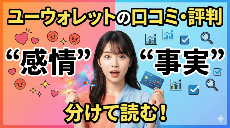 ユーウォレットの口コミ・評判を“感情”と“事実”で分けて読む