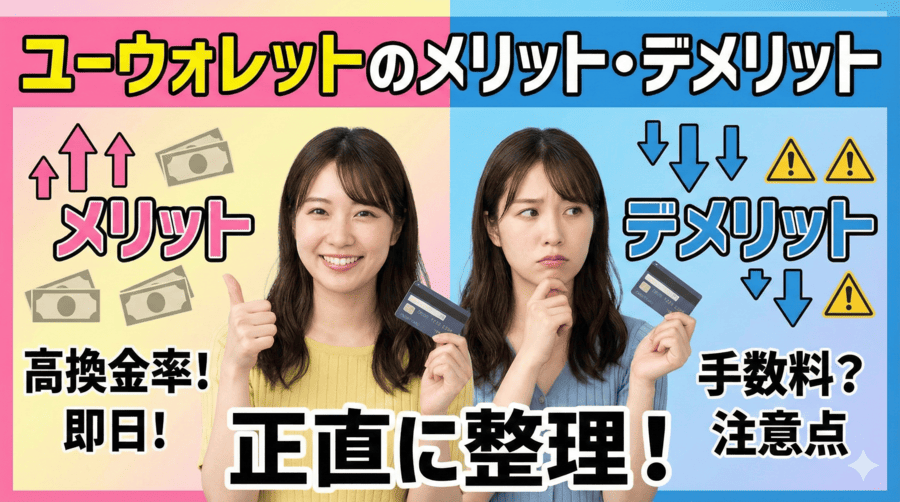 ユーウォレットのメリット・デメリットを正直に整理