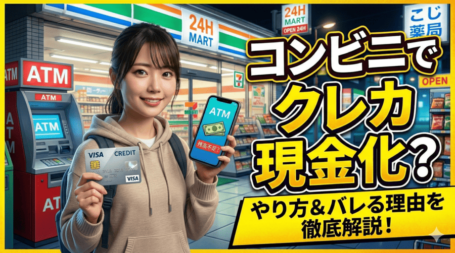 クレジットカード現金化 コンビニ